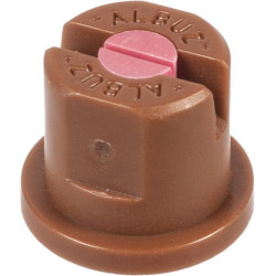 Plokščias vėduoklinis antgalis ADE 110° 05 rudas keraminis Albuz ADE110BROWN