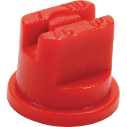 Plokščias vėduoklinis antgalis SF 110° 04 raudonas plastikinis ASJ SF11004