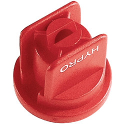 Plokščias vėduoklinis antgalis LD 110° 04 raudonas plastikinis Hypro LD04F110