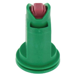 Dvigubas vėduoklinis oro įpurškimo antgalis CVI TWIN 110° 015 žalias keraminis Albuz CVITWIN110015