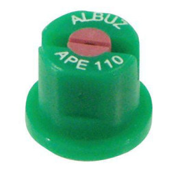 Plokščias vėduoklinis antgalis APE 110° 04 žalias keraminis Albuz APE110GREEN