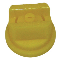 Plokščias vėduoklinis antgalis LU 120° 02 geltonas plastikinis Lechler LU12002POM