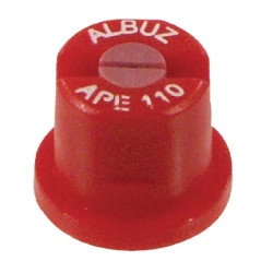 Plokščias vėduoklinis antgalis APE 110° 03 raudonas keraminis Albuz APE110RED