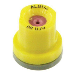 Tuščiaviduris kūginis antgalis ATR 80° geltonas keraminis Albuz ATR80YELLOW