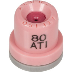Oro įpurškimo tuščiaviduris kūginis antgalis ATI 80° 0075 rožinis keraminis Albuz ATI800075