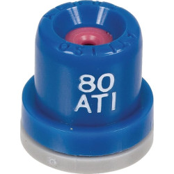 Oro įpurškimo tuščiaviduris kūginis antgalis ATI 80° 03 mėlynas keraminis Albuz ATI8003
