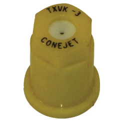 Tuščiaviduris kūginis antgalis TXVK 80° 02 geltonas keraminis TeeJet TXVK3