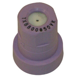 Tuščiaviduris kūgio antgalis TXB 80° 025 violetinė keramika TeeJet TXB800050VK