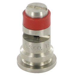 Potvynio antgalis TF 04, raudonas, nerūdijantis plienas, TeeJet TFVS2