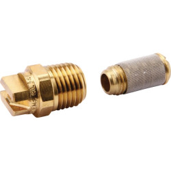 Plokščias vėduoklės formos antgalis H14VV 80° 0067 žalvarinis „TeeJet“ H14VVL800067