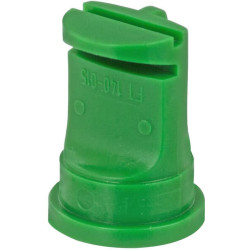 Potvynio antgalis FT 140° 015 žalias plastikinis Lechler FT140015