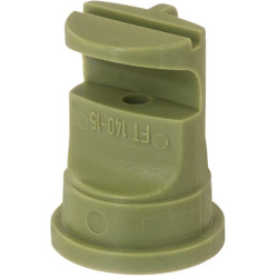 Potvynio antgalis FT 140° 15 šviesiai žalias plastikinis Lechler FT14015