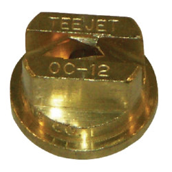 Plokščias vėduoklinis necentrinis antgalis OC 80° 12 žalvarinis TeeJet OC12