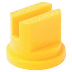 Plokščias vėduoklinis antgalis AZ 110° 02 geltonas plastikinis MMAT AZ11002