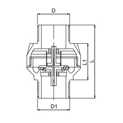 Kojinis vožtuvas 1 1/4" 8206002
