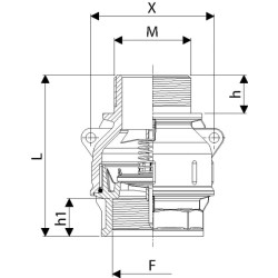Kojinis vožtuvas 2"V-2"F 5042007