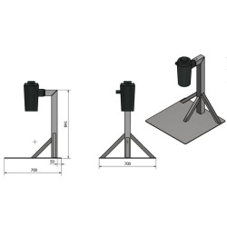 „Cleanload Nexus CNMNT1“ tvirtinimo stovas
