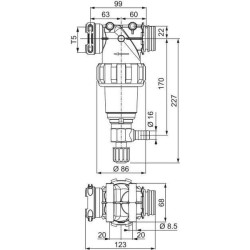 Filtras T5 (80 tinklelio) 32221M35