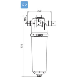 Filtras 2" 32 tinklelio 334274