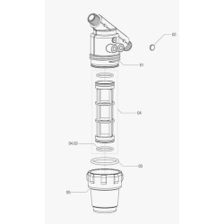 Pasviręs filtras 1/2"M 100 M 323024