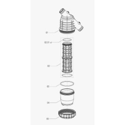 Linijos filtras 2"m 100 m/32 m 3332274