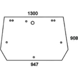 Case - IH JX80U Maxxima D6722A Galinio lango viršutinė dalis
