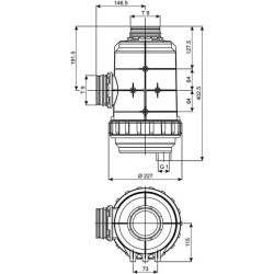 Siurbimo filtras 400-800l T9 3190H3
