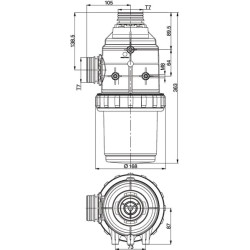 Siurbimo filtras 200-260l T7 31720F3
