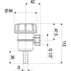 Siurbimo filtras D.13-1/2"F 50M 309953