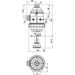 Siurbimo filtras 160-220l T6 31624E3