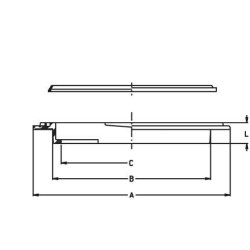 Dangčio žiedas bako dangčiams Ø 140 mm 8142000
