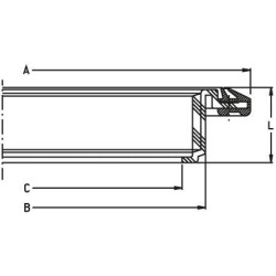 Dangčio žiedas bako dangčiams Ø 350 mm 8154002