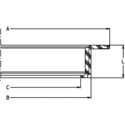 Dangčio žiedas bako dangčiams Ø 450 mm 8160000