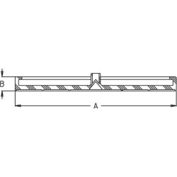 Bako dangčio guma 454 mm 8184002