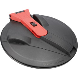 Atverčiamas dangtis D.455 plokščias paviršius su užraktu 356161