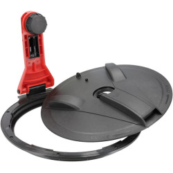 Atverčiamas dangtis D.455 plokščias paviršius su užraktu 356161