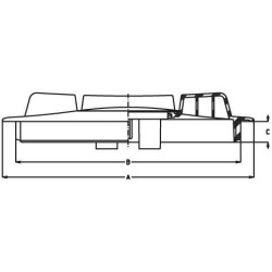 Bako dangtelis prisukamas Ø 611 mm su br 8164002