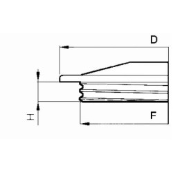 Bako dangtelis su varžtais 410 mm Ø 3522160
