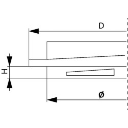 Bako dangtelis prisukamas 110 mm Ø 3522100AV