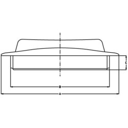 Bako dangtelis prisukamas Ø 615 mm 8164000