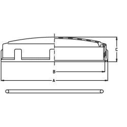 Bako dangtelis prisukamas Ø 122 mm 8178011