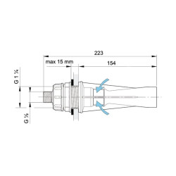Putplasčio vamzdelis 1,5 mm 50220415