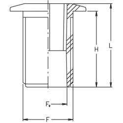 Bako išleidimo anga 2" x 64 mm 8050401