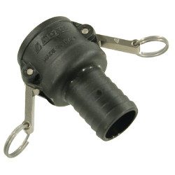 Camlock Type C 1" žarnos galas 32 mm polipropilenas 18104C5