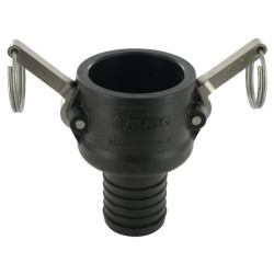 Camlock Type C 1 1/2" žarnos galas 40 mm polipropilenas 18106C40