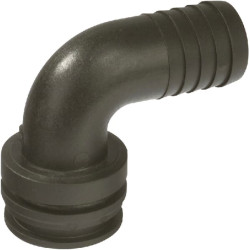 Žarnos jungtis 90° 30 mm su kištuku T5 1191530