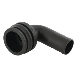 Žarnos jungtis 90° 40 mm su išoriniu sriegiu T6 1191625