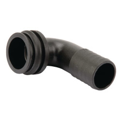 Žarnos jungtis 90° 32 mm su kištuku T5 1191532