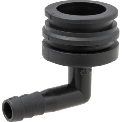 Šakinė jungtis, išorinis 90° AF3, 10 mm žarnos antgalis 8420301