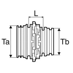 Reduktoriaus išorinis sriegis T6 259156